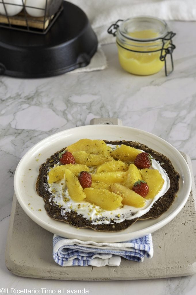 omelette dulce de cacao