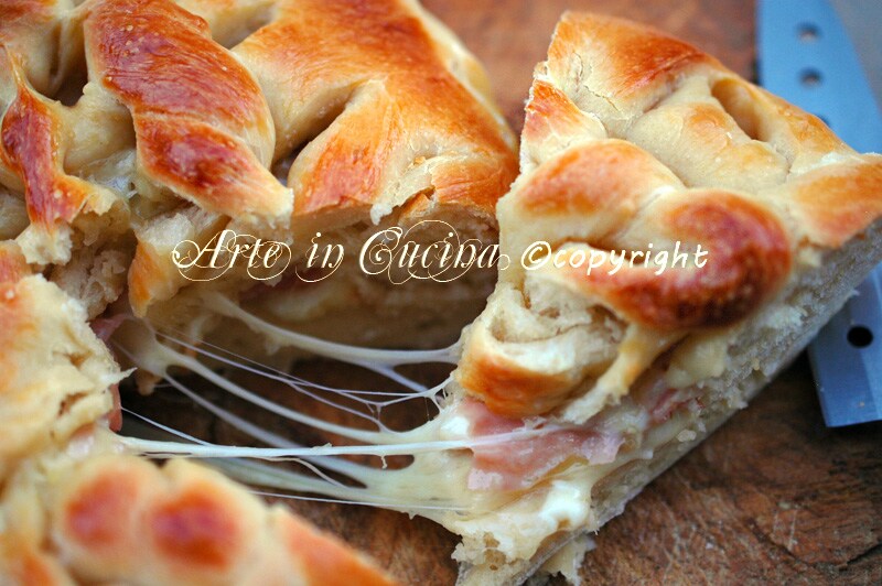 Pan brioche salado relleno muy esponjoso