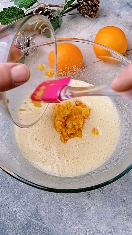 pan de naranja navideño