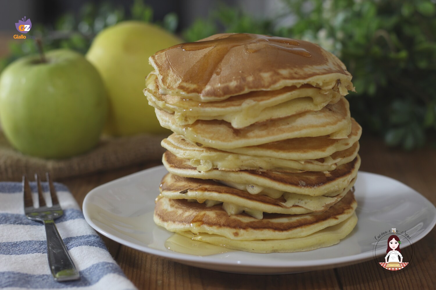 Pancake con manzanas