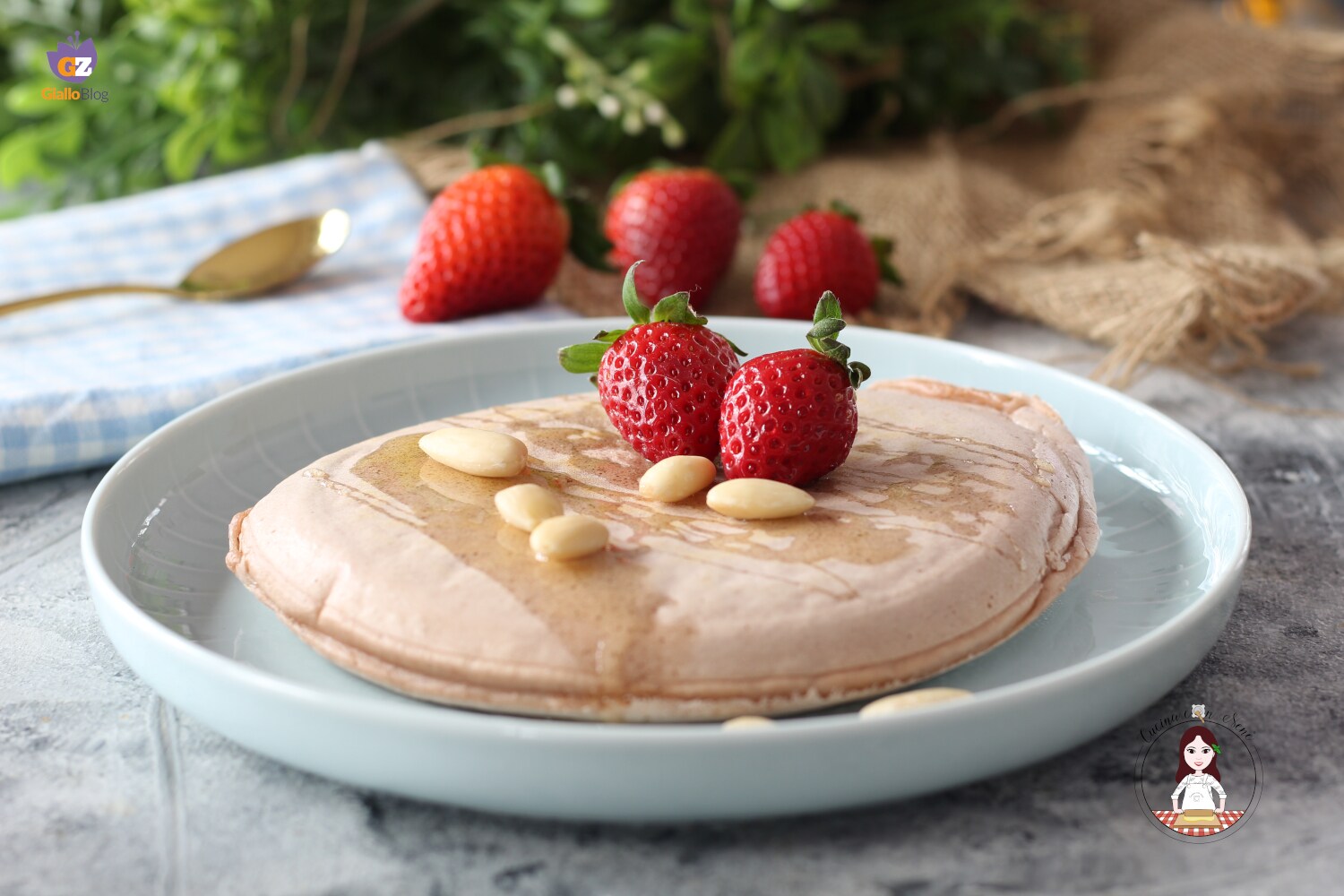 Pancake con proteínas en polvo