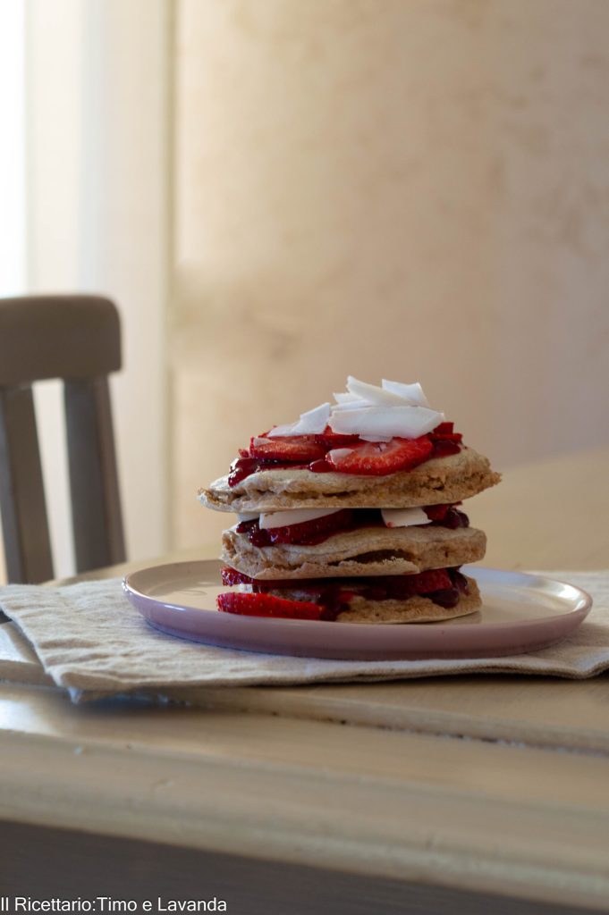 pancakes integrales sin azúcar