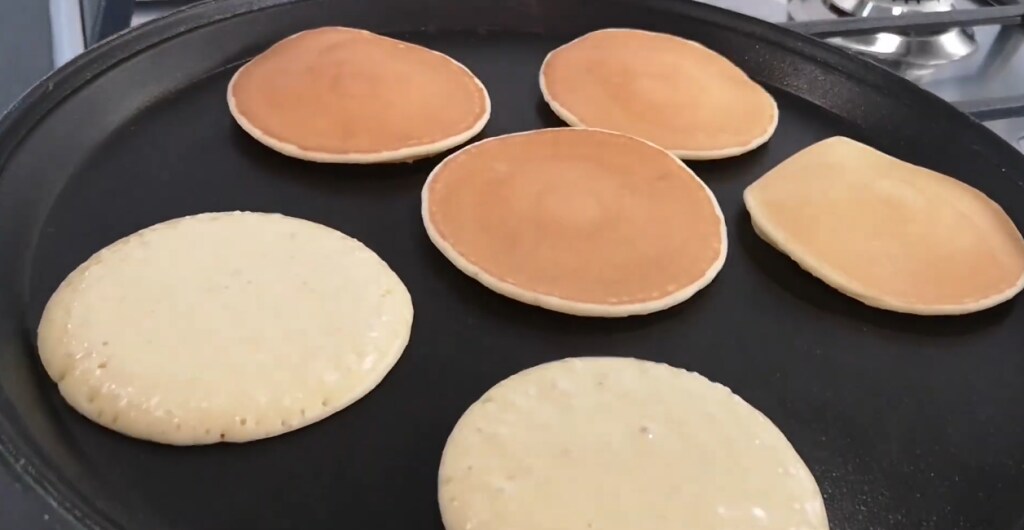 Pancakes rápidos en la sartén