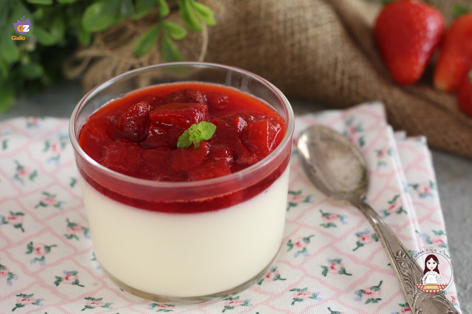 Panna cotta en el microondas