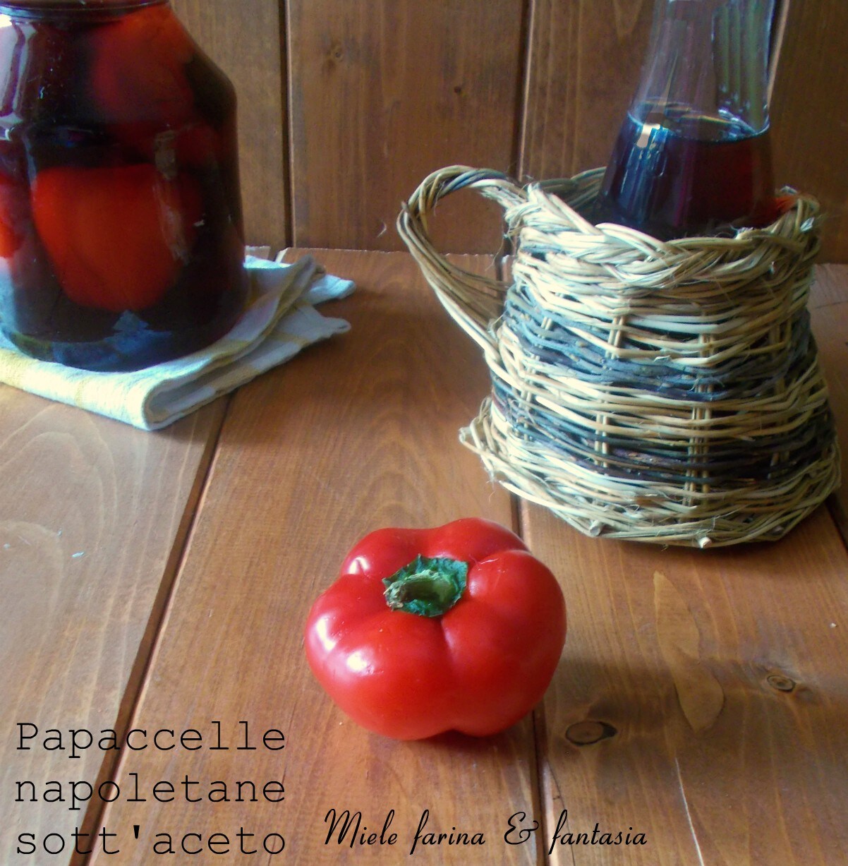 Papaccelle napolitanas en vinagre. Receta de familia