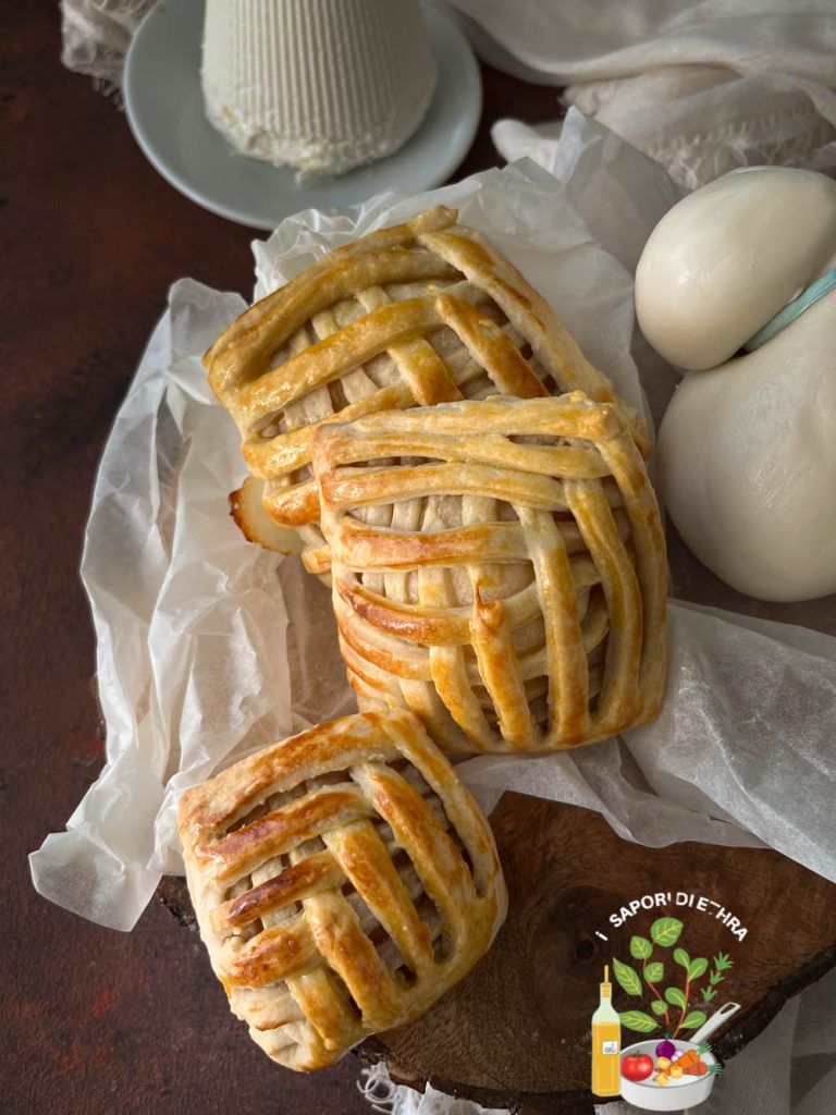 Paquetitos de masa al vino fundentes