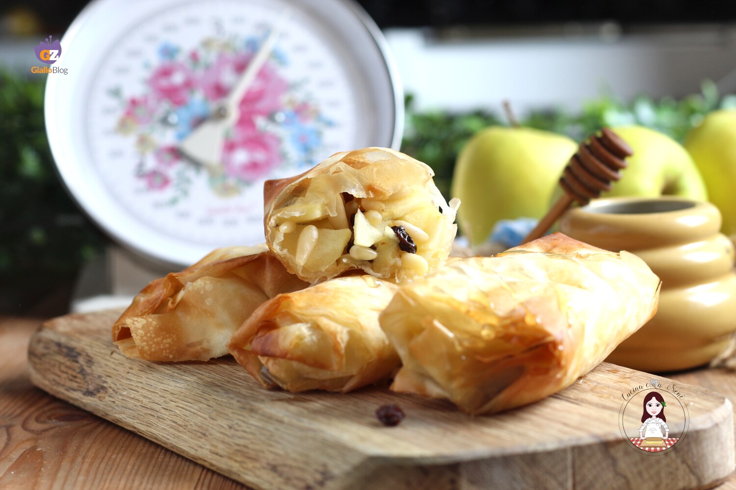 Paquetitos de manzana con masa filo