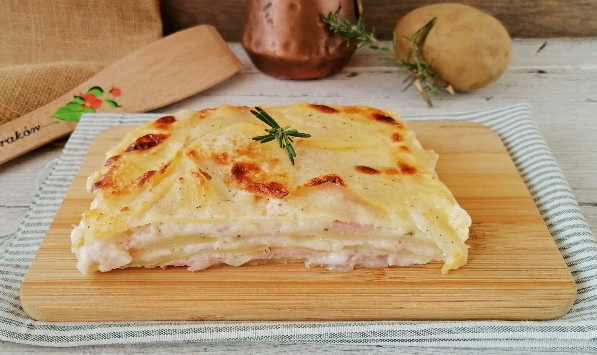 PARMIGIANA DE PATATAS TODO EN CRUDO RAPIDÍSIMA