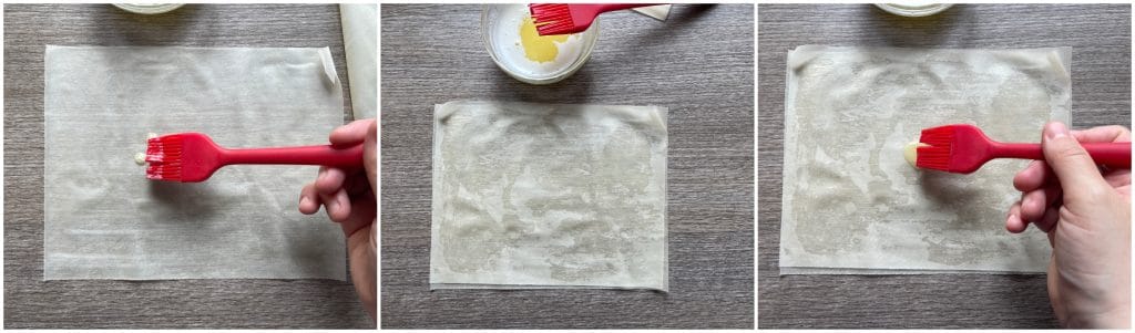 Paquetitos de manzana con masa filo