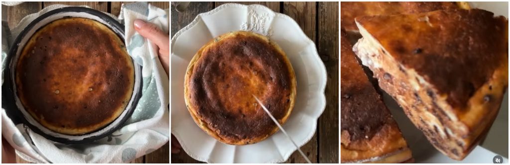 Torta de ricotta y chocolate al microondas