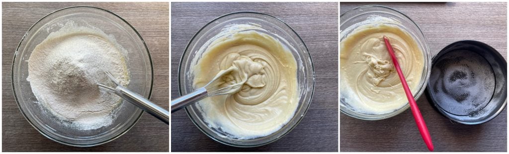 Tarta esponjosa en freidora de aire