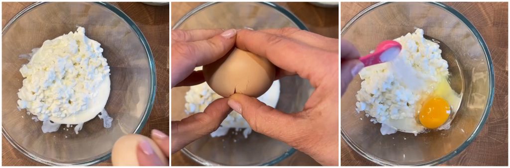 Tortilla de requesón en microondas
