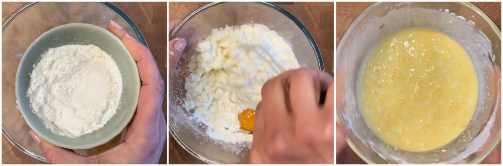 Tortilla de requesón en microondas