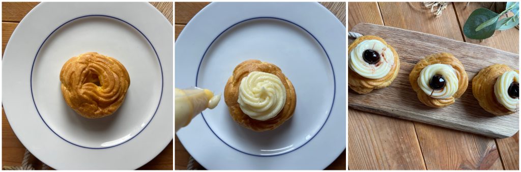 Zeppole de San José en freidora de aire