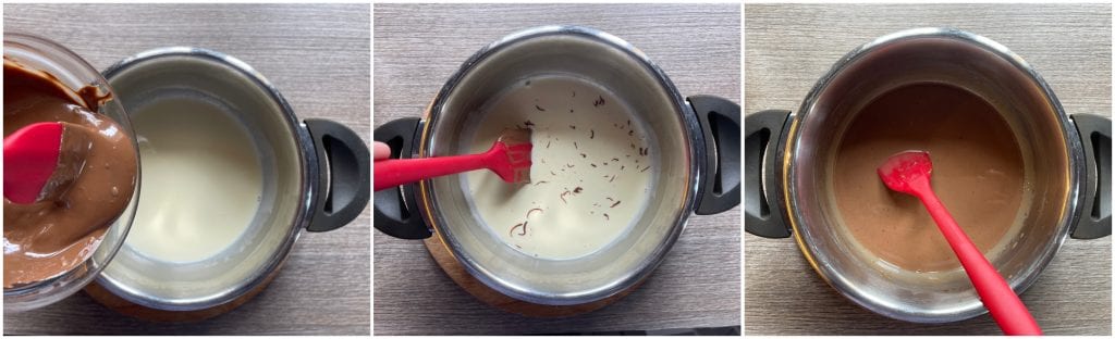 Panna cotta de chocolate con leche