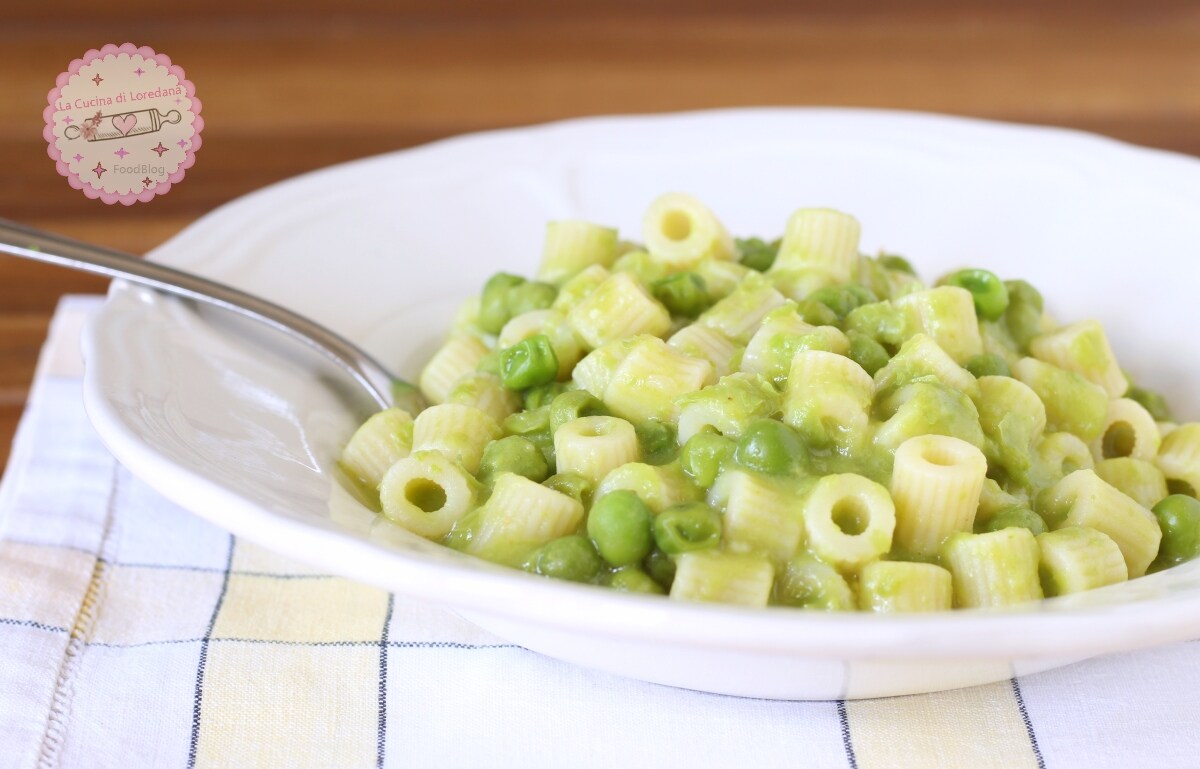 PASTA CON GUISANTES CREMOSA, la receta sencilla y perfecta