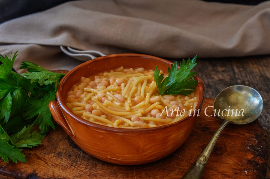 Pasta y judías receta clásica napolitana