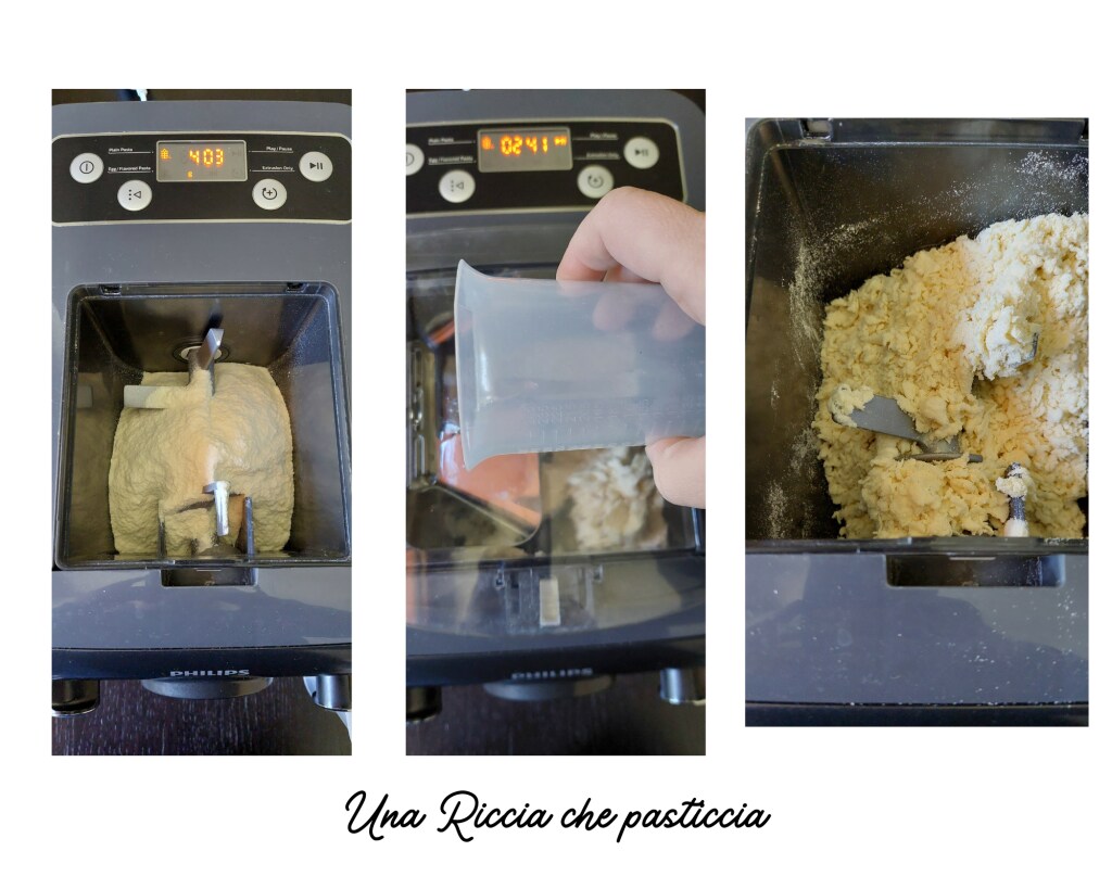 máquina de hacer pasta amasado