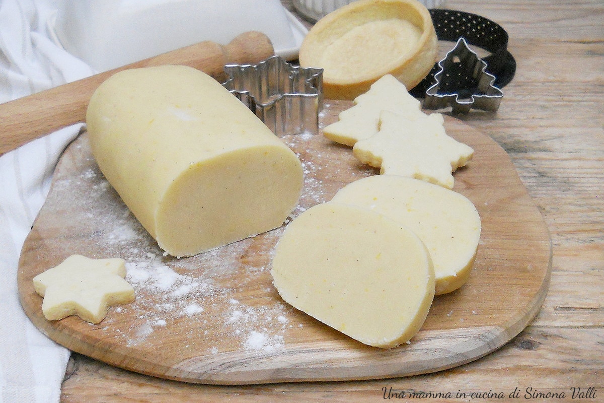 Pasta quebrada con nata sin huevos