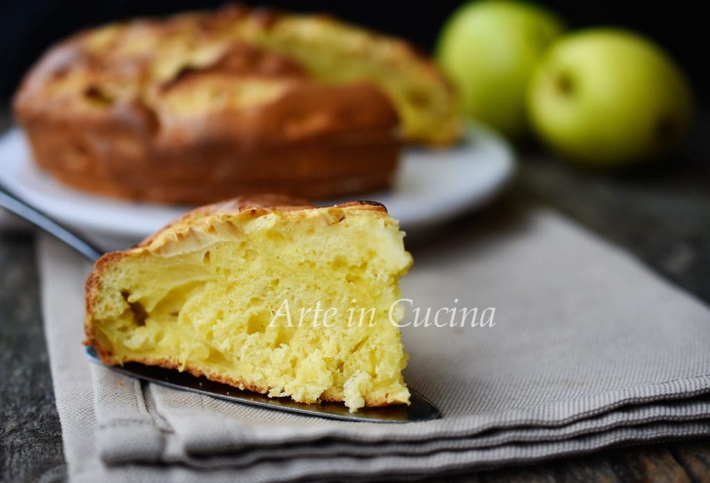 Pastel de manzana light sin azúcar mantequilla ni aceite
