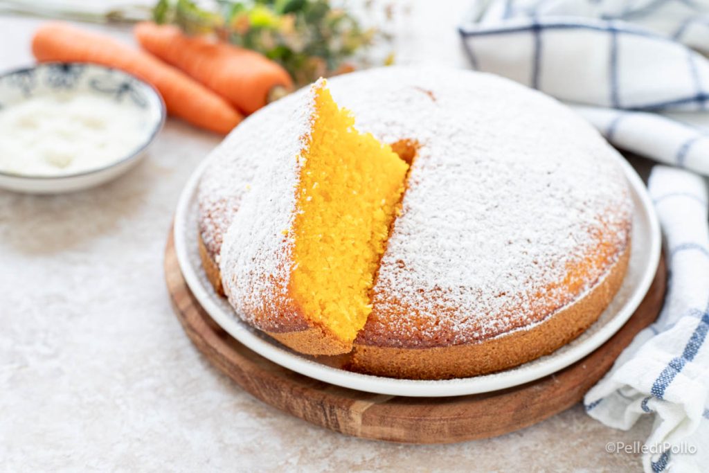 pastel de zanahoria y coco