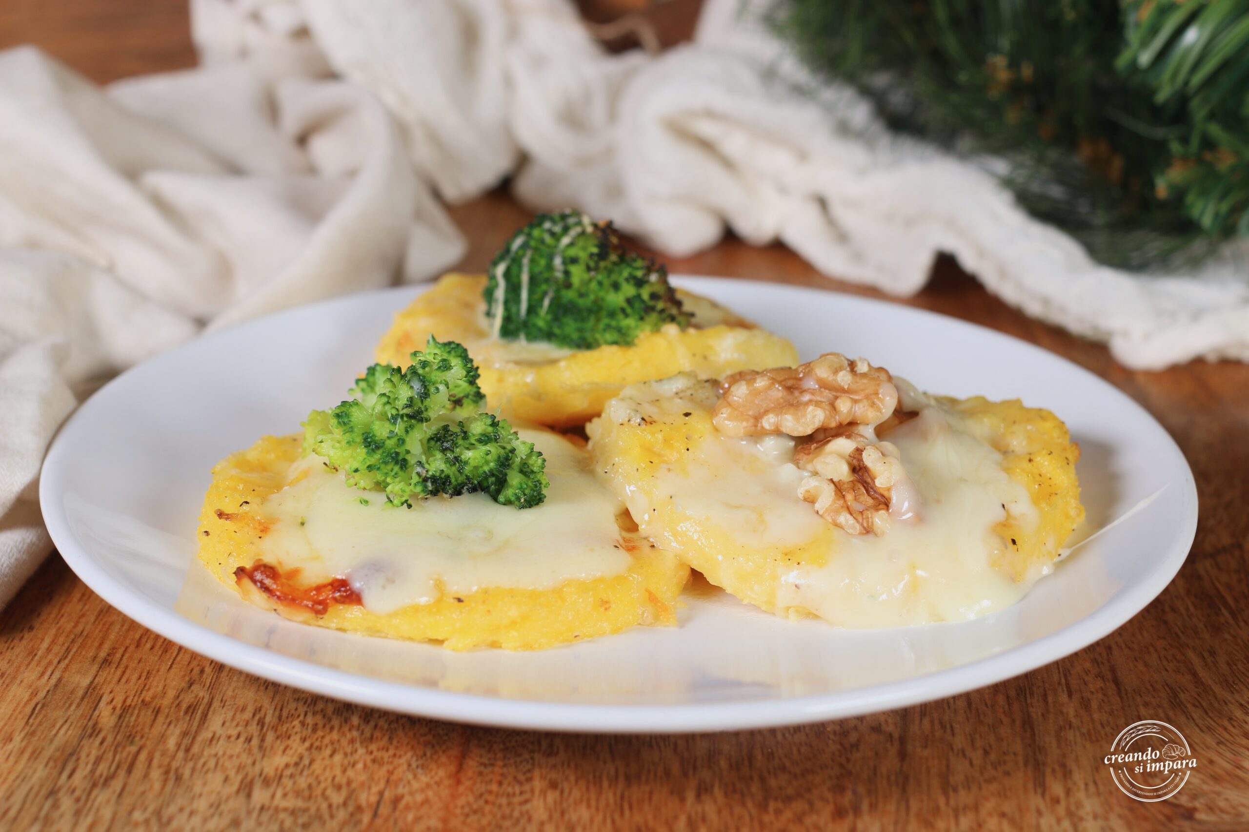 Pastelitos salados de polenta