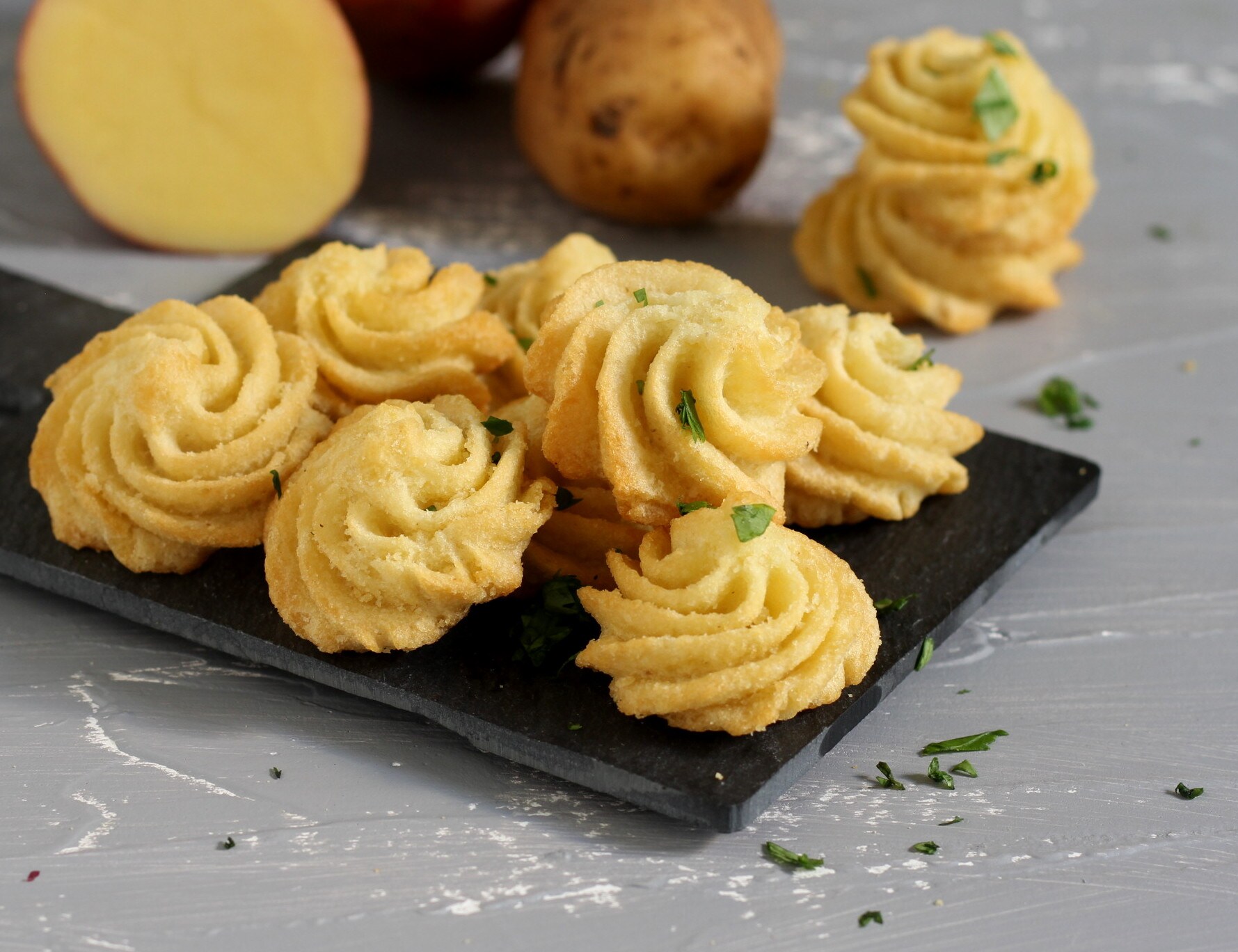 Patatas duquesa al horno