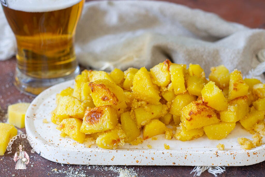 Patatas gratinadas al horno con cerveza
