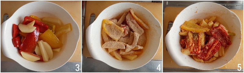 patatas y pimientos arenosos al horno con pan rallado receta fácil rápida light el chicco di mais 2 sazonar verduras