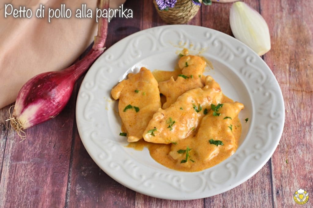 pechuga de pollo a la paprika cremosa receta rápida deliciosa con nata il chicco di mais