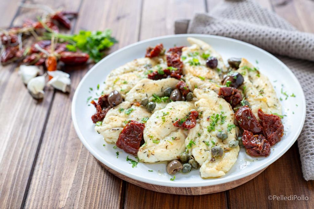 pechuga de pollo a la mediterránea