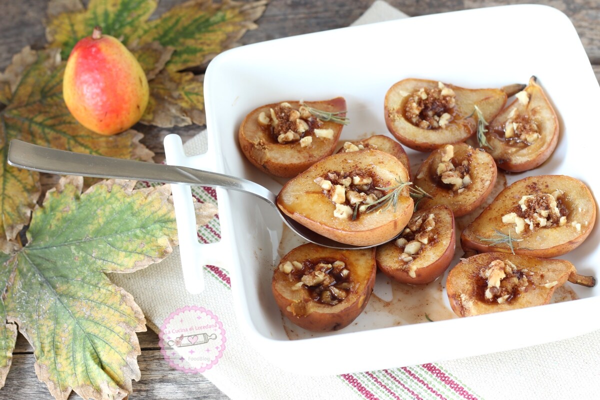 Peras al horno