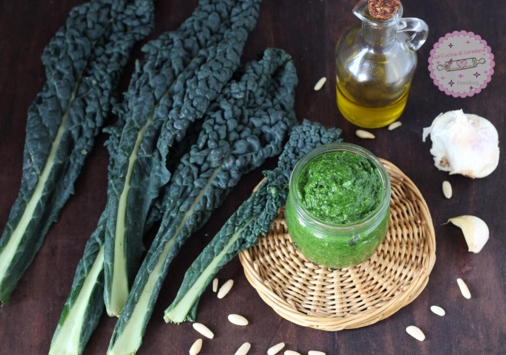 pesto de col rizada
