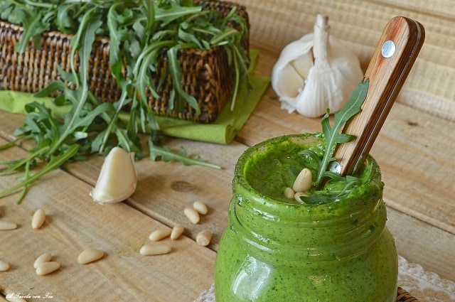 PESTO DE RÚCULA receta fácil y rápida