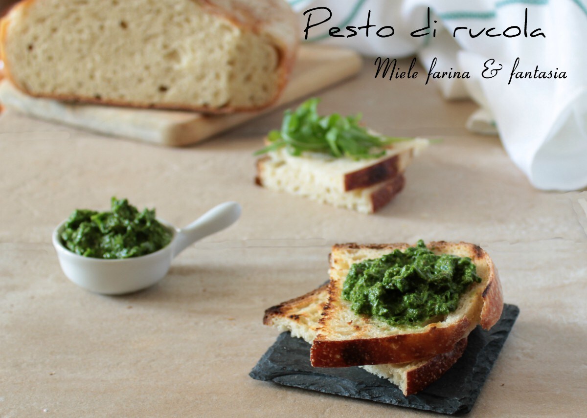 Pesto de rúcula casero