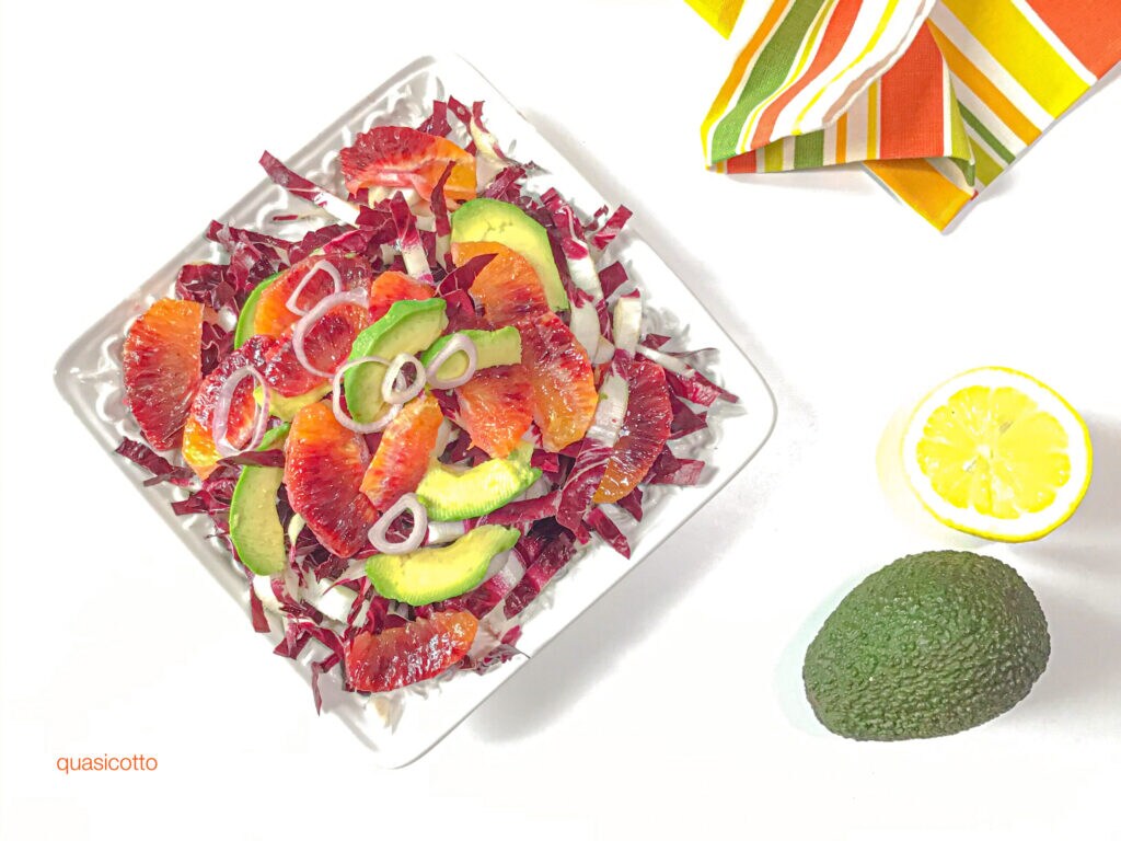 Ensalada de aguacate, orange avocado Salad