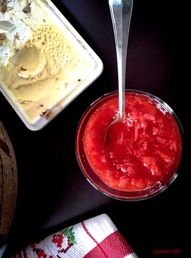 Fresas para el helado listas en 2 minutos