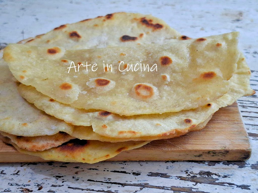 PIADINAS de PATATAS alternativa deliciosa a las piadinas clásicas
