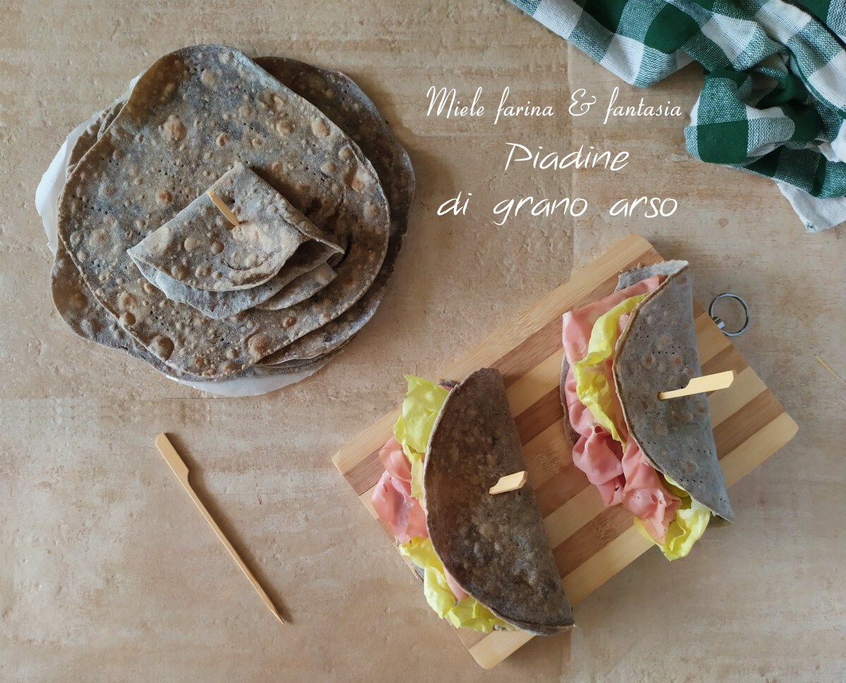 Piadinas con grano tostado
