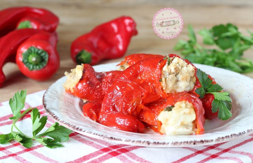 pimientos corneta rellenos