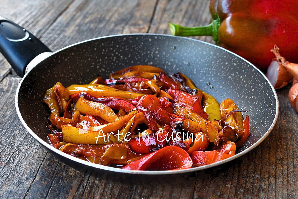 PIMIENTOS en SARTÉN guarnición rápida