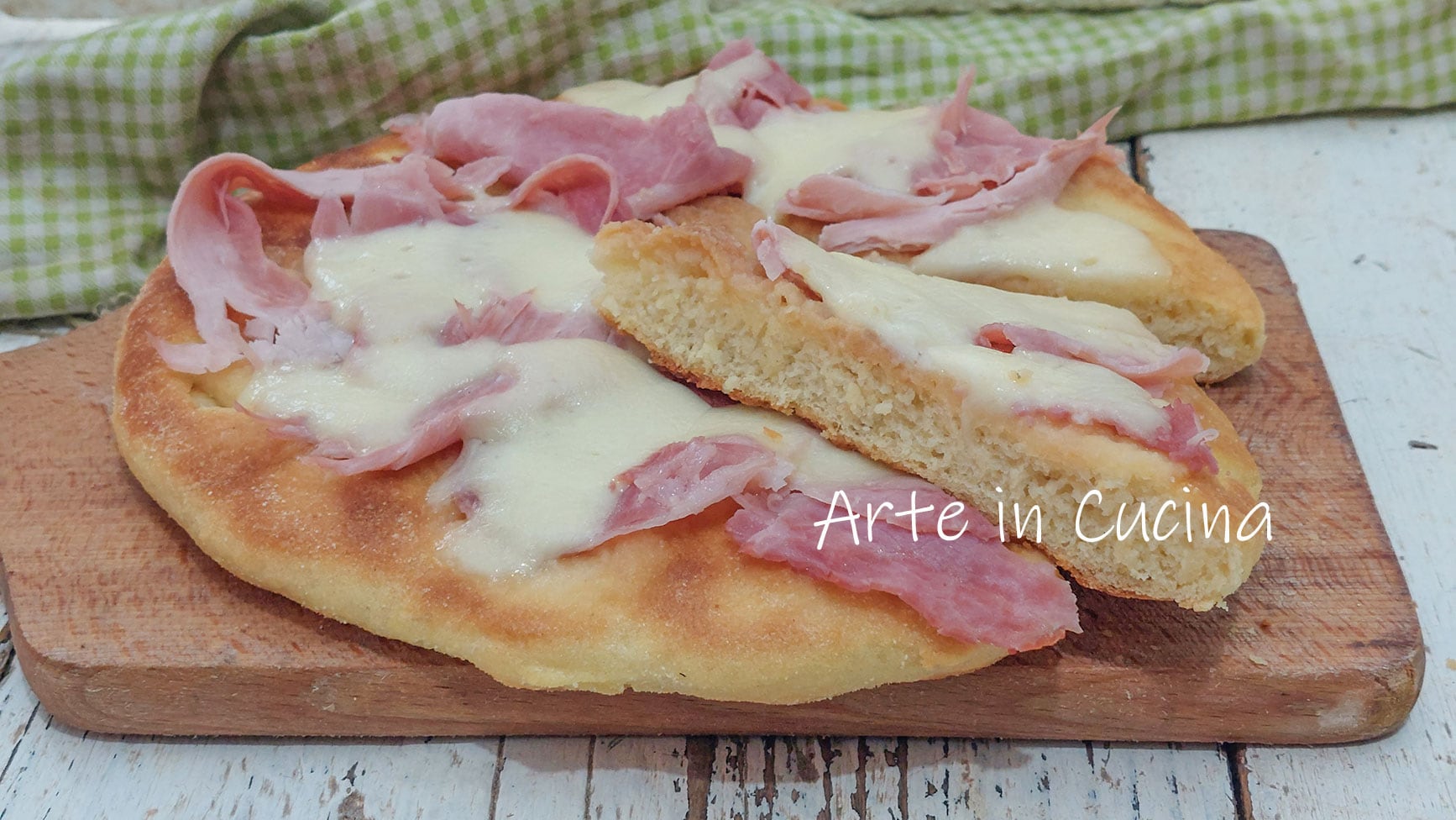 PIZZA con RICOTTA en sartén