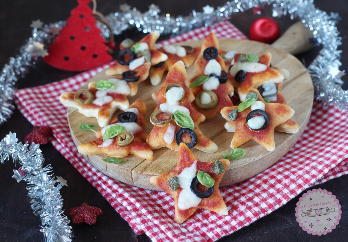PIZZETAS DE NAVIDAD