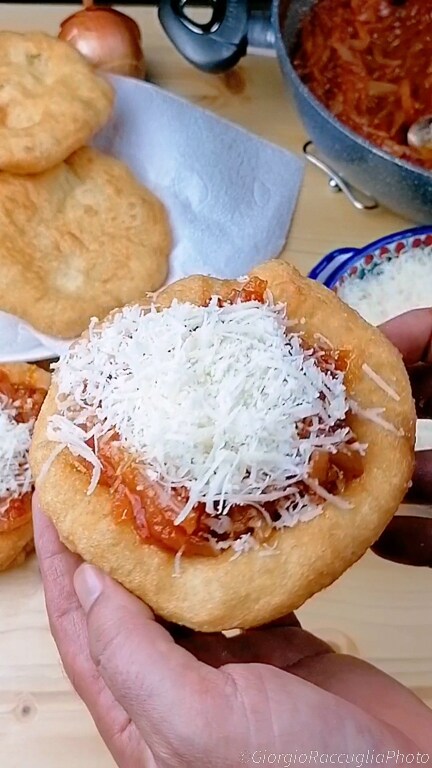 pizzetas fritas de la abuela