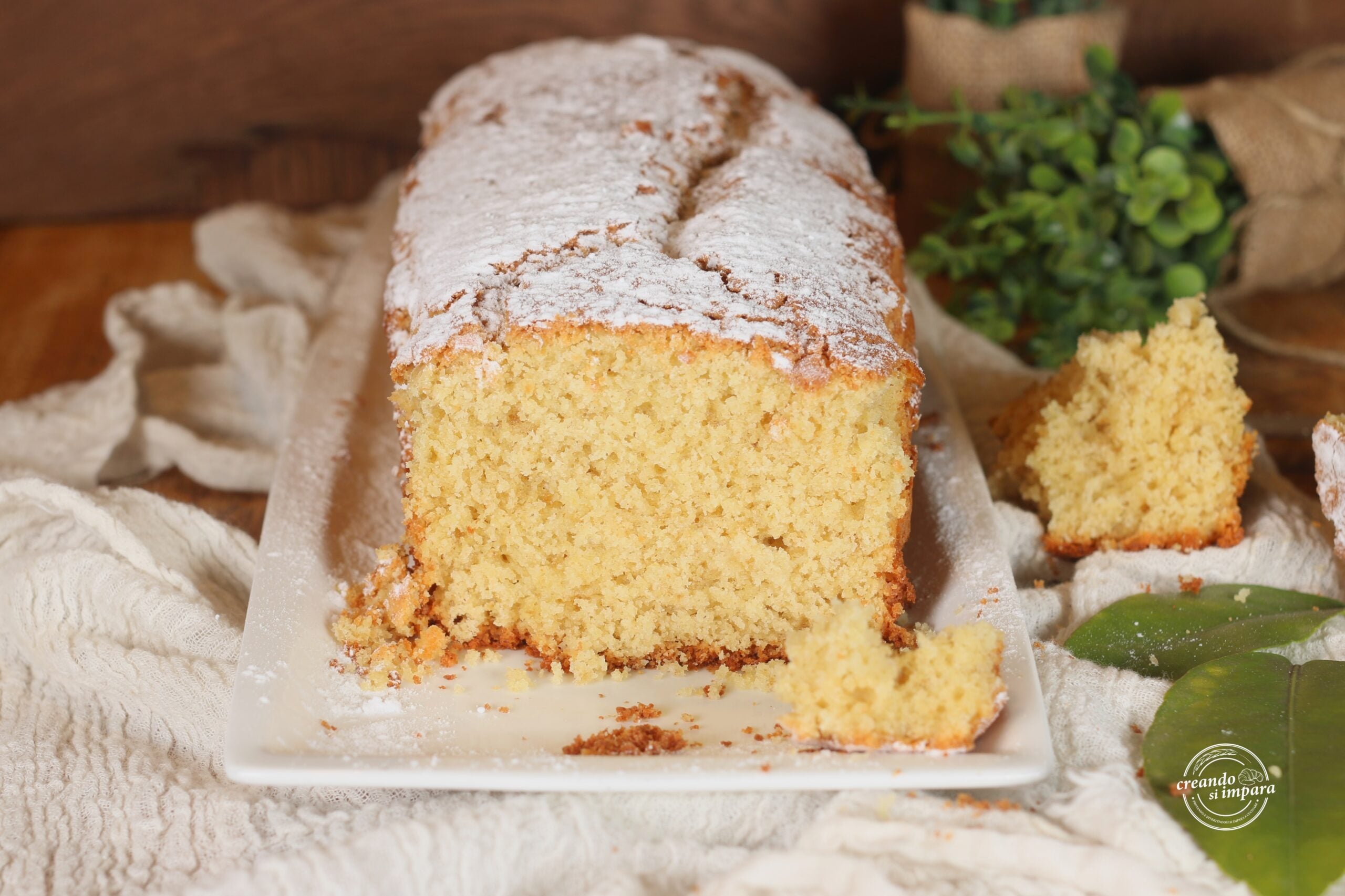 Plumcake de limón con harina de avena