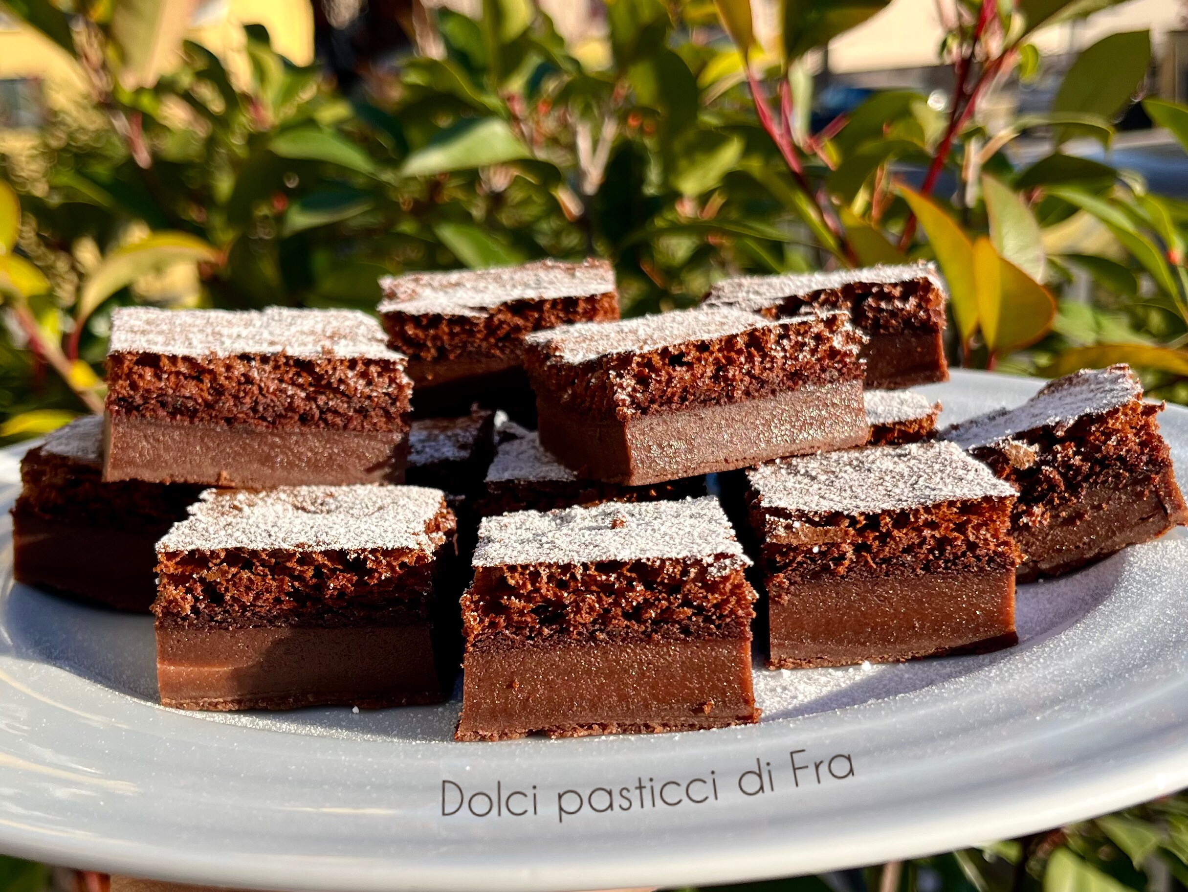 Tarta mágica de cacao sin gluten y sin lactosa