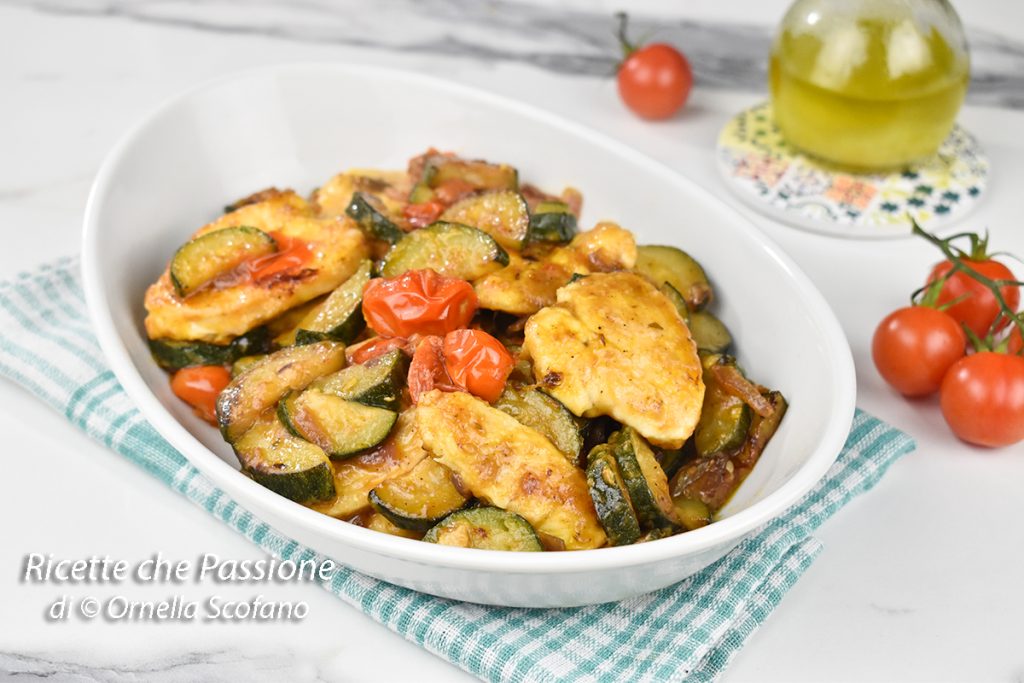receta pollo al curry con calabacines estofados
