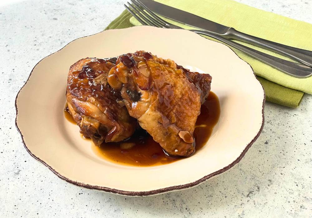 Pollo con salsa de soja