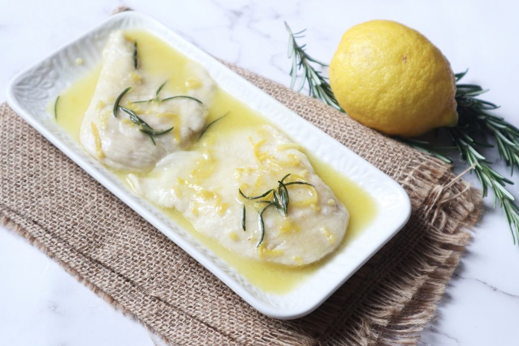 Pechuga de pollo al limón