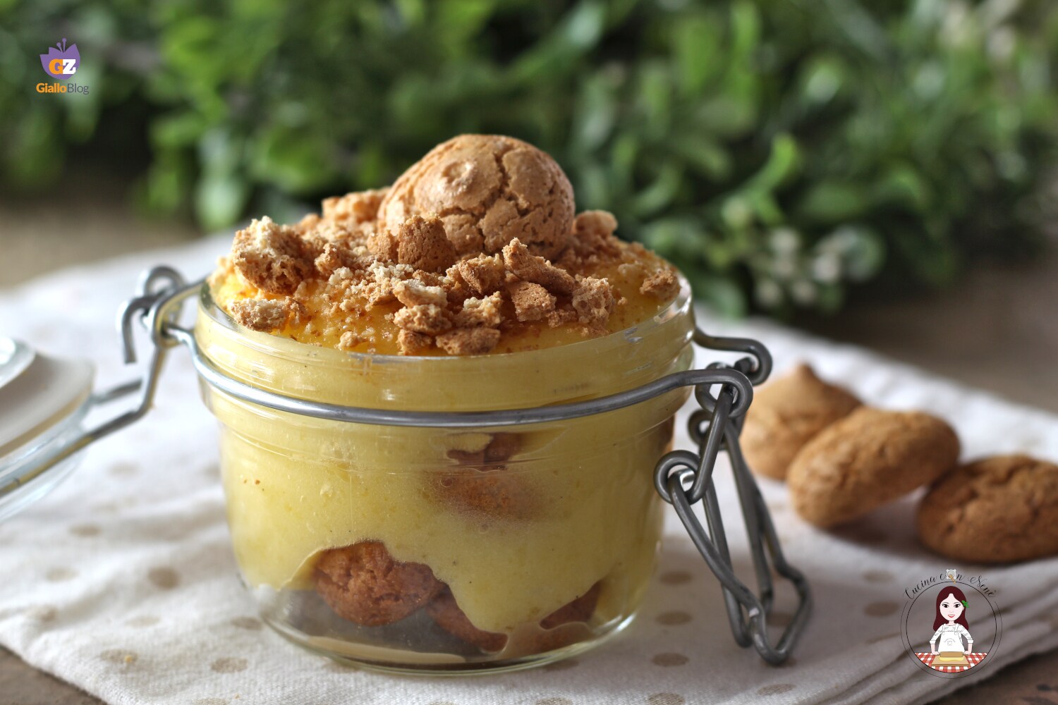 Postre de cuchara con amaretti